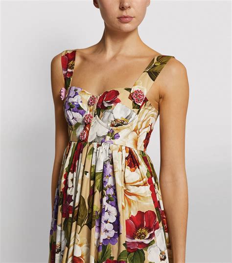 dolce gabbana floral dress